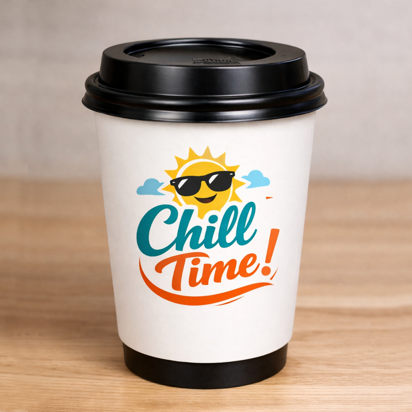 Your own branded takeaway cups, single and double wall in various sizes...